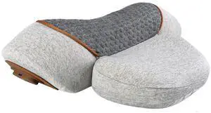 Neck Massager, 3-in-1 Pillow Massage Neck Hump for Shoulder Pain, Cordless Electric Traction Massager for Necks, Deep Tissue Pain Relief, Memory Foam Pillows for Sleep Aid and Relaxation