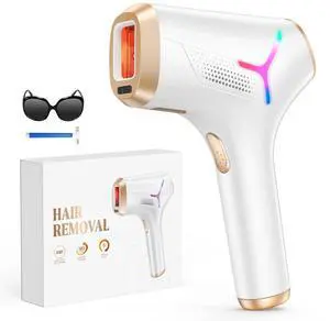 Laser Hair Removal for Women and Men, At-Home IPL Hair Removal Device with 5.2 cm² Treatment Window, Nearly Painless, Visible Results in 2 Weeks, Full Body Treatment in 8 Minutes