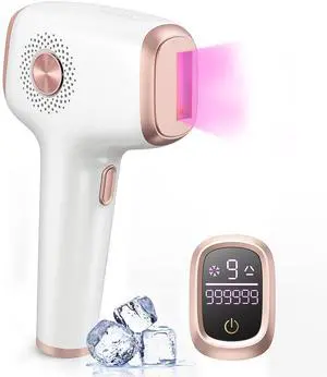 IPL Hair Removal with Ice Cooling Care Function for Women,Long-Lasting Results,999,999 Flashes Painless IPL Hair Remover, Hair Removal Device for Armpits Legs Arms Bikini Line