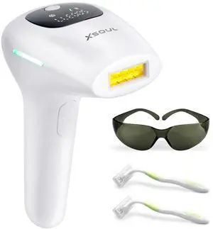 At-Home IPL Hair Removal for Women and Men Permanent Hair Removal 999,999 Flashes Painless Hair Remover on Armpits Back Legs Arms Face Bikini Line, Corded