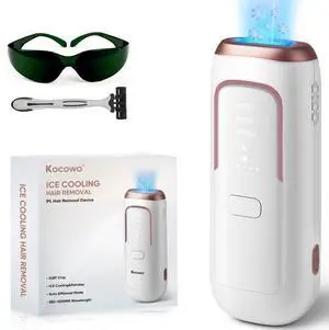 Laser Hair Removal for Women with 5 Ice Cooling, Painless IPL Laser Hair Removal Device, 3 Modes & 5 Strengths Tailored for Every Body Part, at Home Laser Hair Removal for Women Men on Face Body