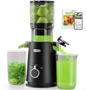 Cold Press Juicer Easy to Clean, with Wide Mouth & Large Feed Chute, Professional Juicer Machines For Whole Fruits & Vegetables, Self Feeding for Juice Extractor Machine, High Juice Yield Cold Press Juicer Easy to Clean, with Wide Mouth & Large Feed Chute, Professional Juicer Machines For Whole Fruits & Vegetables, Self Feeding for Juice Extractor Machine, High Juice Yield