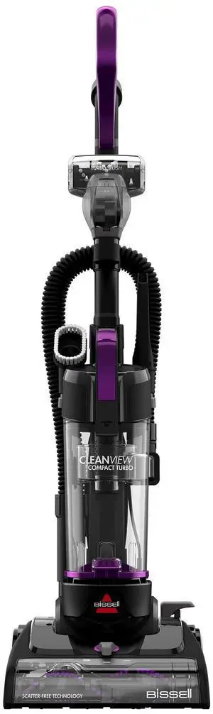 CleanView Compact Turbo Upright Vacuum with Quick Release Wand, Full Size Power, Compact Size for Apartments & Dorms, 3437F