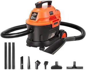 AA255W Wet/Dry Utility Vac 2.5 Gallon, 2.5-Gallon,120 Volts (AC), Orange/Black