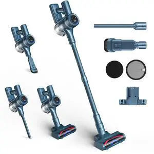 Cordless Vacuum Cleaner,Strong Suction & Powerful Stick Vacuum,Up to 50Mins Runtime,Automatic Suction Adjustment,All-in-One LED Display,Tangle-Free Design,Lightweight Vacuum Cleaners for All Floor
