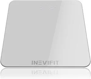 Bathroom Scale, Highly Accurate Digital Bathroom Body Scale, Measures Weight up to 400 lbs. Includes Batteries
