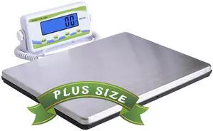 Extra Wide Medical Physician Scale - 440 lb/200 kg Capacity, High Accuracy Digital Display, Heavy Duty Portable Body Weight Scale for Home, Office, Hospital, Gym & Bariatric Use