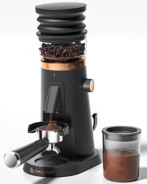 Single Dose Coffee Grinder with 75 Settings & 40mm Burrs | Anti-Static Espresso Grinder for Home Use | Low Retention Magnetic Outlet | Quiet DC Motor | Vacuum Dosing Cup | LED Light Single Dose Coffee Grinder with 75 Settings & 40mm Burrs | Anti-Static Espresso Grinder for Home Use | Low Retention Magnetic Outlet | Quiet DC Motor | Vacuum Dosing Cup | LED Light
