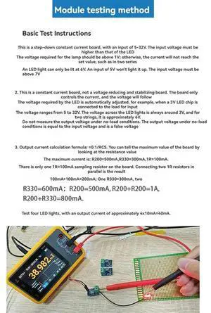 T4115 LED Driver Module 1-10 Strings Constant Current Output 12V DC For LED Strip Lights