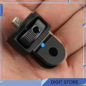 For Gopro Series Sports Camera Parts Multi-Function 1/4 Adapter Interface 1/4 Adapter Black Titanium