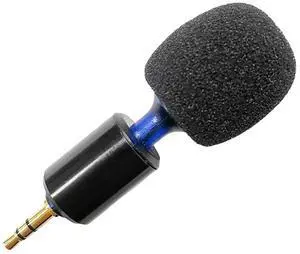 Video Recording Microphone Mini Condenser Record Interview Vlog Mic for SLR Camera Black