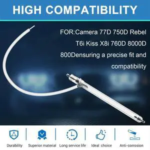 Flash Lamp For 77D 750D Rebel T6i Kiss X8i 760D 8000D 800D Xenon Tube Replacement