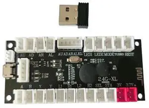2.4G Wireless Zero Delay Joystick Encoder Arcade Game Controller Board Diy Kit Parts Support Wireless PC/PS3/Android-Elect