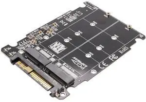 4X 2 In 1 M.2 Nvme SATA U2PCB M.2 NVME SSD Key M Key B SSD To U.2 SFF-8639 Adapter Pcie M2 Converter Desktop Computer