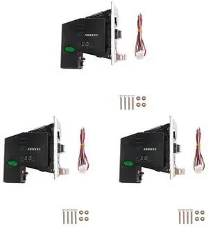 3X Multi Coin Acceptor Selector For Mechanism Vending Machine Mech Arcade Game