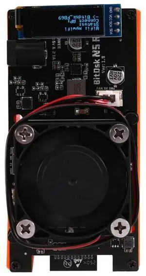 Bitaxe Miner 200Gh/S BM1397 Bitcoin Solo Miner Stand-Alone Bitdsk ASIC BTC Miner Low Power Miner Crypto Miner US PLUG