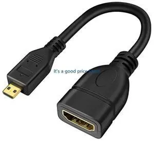 Portable MicroHDMI Male to Female Converters Supports Up to 4K UltraHD Display