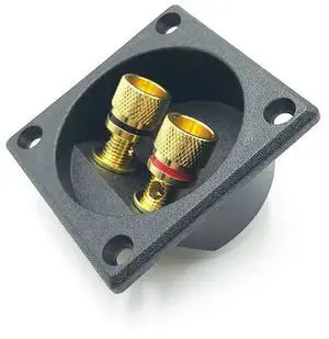 2 Way Speaker Box Terminal Binding Post Cup Wp2-27 Two-position DIY Home Car Stereo Screw Cup Connectors Subwoofer Plugs