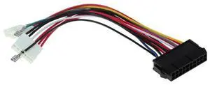 AT PSU Converter Cable 20Pin Atx to 2x 6Pin Port Connector ATX to AT Computer PSU Cable