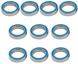 Bearing 10 Pieces 6701-2RS 12x18x4mm Steel Bearings Two Sides Rubber Sealed High Speed Mechanical Equipment Parts