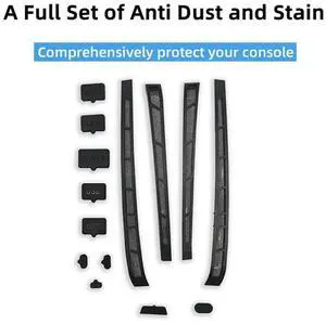 12 in 1 Silicone Dust Plugs Set Dustproof Plug Anti-dust Cover for PS5 Slim for 5 Slim Console Accessories