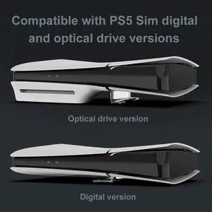 For PS5 Slim Horizontal Console Stand Fixed Support Bracket Stable Base Stand Holder for 5 Slim Disc&Edition