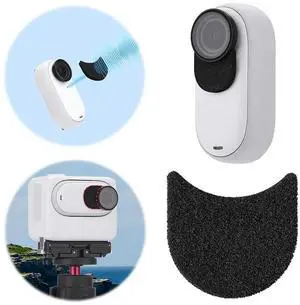 6 Pcs Windproof Sponge Protective Case Noise Reduction Windproof Collection Cover Wind Muff for GO 3S/GO 3
