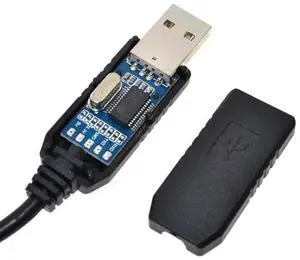 PL2303HX USB to UART TTL RS232 Upgrade Module 1m/3.3ft Download Cable Wire