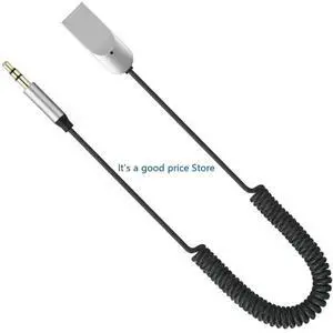 Car Sound Bluetooth-compatible Converters With Enhanceds Voice Recognition 3.5mm AUXs Output And USB Power Supply