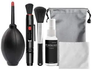 Professional DSLR Camera Cleaning Kit with Cleaning Swabs, Microfiber Cloths Camera Cleaning Pen for Optical Lens Camera