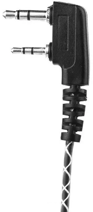 K-type 2Pin Walkie Talkie Earpiece Headset Privacy PTT Earphone Walkie Talkie Headset Accessories for Kenwood KPG Baofeng