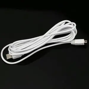 3 Meter USB Charger Cable Data Cord Back-up USB Charger Power Cable Cord USB Power/Charger Cable Cord for Nintendo Wii U Gamepad