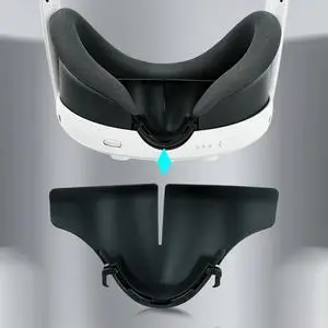 Silicone VR Nose Pad Breathable Anti-Leakage VR Nose Cushion Washable Comfortable for Quest 3 Headset Accessories