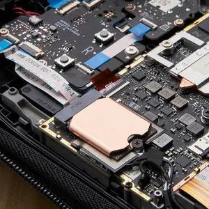 Copper SSD Heat Sink with Silicone Pad SSD Radiator Game Console Accessories for Steam Deck M.2 2230 SSD