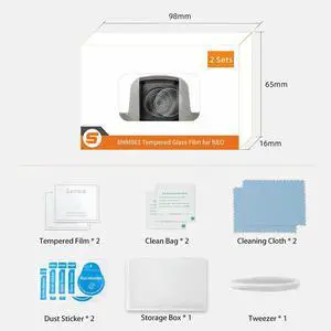 2Pcs 9H Lens Tempered Protective Film Explosion-Proof Lens Tempered Film Anti-Scratch for Neo Drone Accessories