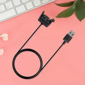 USB Charging Charger Cable Cord USB Charger Charging Cable Replacement Charging Cable Cord Dock Stand for Garmin VivoHR