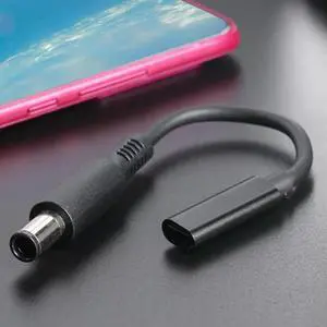 DC Jack Charger Adapter Converter Household Computer PD USB C Female to 7.4x5.0mm Accessory for Laptop