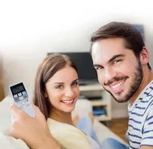 Air Conditioner Remote Powered Wireless Remote Control Replacement for Hitachi 01 RAR-3V2 RAR-2P2 RAR-3U1