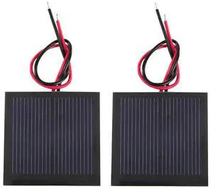 Charging Cellphone Wholesale 1V 200mA Polycrystalline Silicon Solar Panel with 10cm Wire DIY for Solar