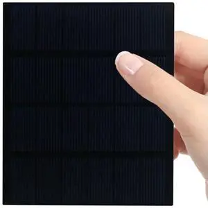 1.5W 6V Solar Panel Portable Solar Charger 110X92MM Small Power Emergency Panel Outdoor Solar Cell for Camping