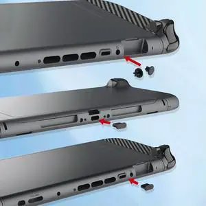 Protective Accessories Set for Nintendo for Switch 2 Accessories Bundle Dust Plug Dust Filter Mesh Left Right Handle Stickers