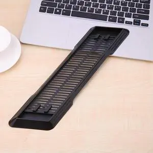 Plastic Vertical Stand Mount Base Bracket Cooling Pad for PS4 Pro Game Console Environmental ABS Material 330*76*10mm