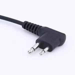 2-Pin Walkie Talkie Earpiece Headset Mic PTT Earphone Walkie Talkie Headset Multifunctional Accessories for CB Radio