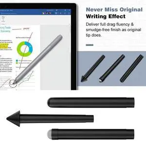 Stylus Pen Nib Tip Kit Stylus Pen Tips HB 2H H Refill Pencil Nibs Screen Replacement Kit for Surface Pro 6