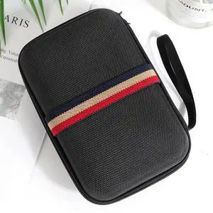 Portable Carrying Case Shockproof Zipper Handbag Anti-Scratch with Pocket for Anbernic RG Cube Retro Handheld Game Console
