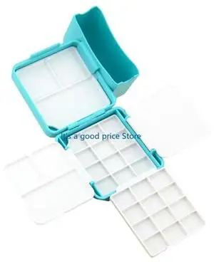 Watercolour Empty Box Empty Watercolour Paint Palette Travel Watercolour Palette with Palette Drawing Accessories