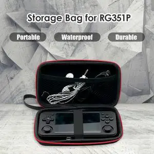Bag Pouch for RG350 Game Console Protective Dustproof Zipper Carry Bag