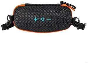 Waterproof EVA Speakers Case for Flip 7 Speakers Shell with Easy Access Double Zippers Shoulder Pouches Box