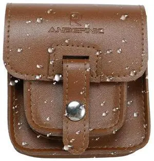 For Anbernic RG34XXSP Game Console Carrying Case Dust Proof Leather Console Protective Bag Anti-Scratch Outdoor Flap Bag
