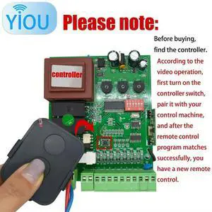 433Mhz Garage Door Remote Control Rolling Code Garage Door Opener Remote Gate Command Key Duplicator